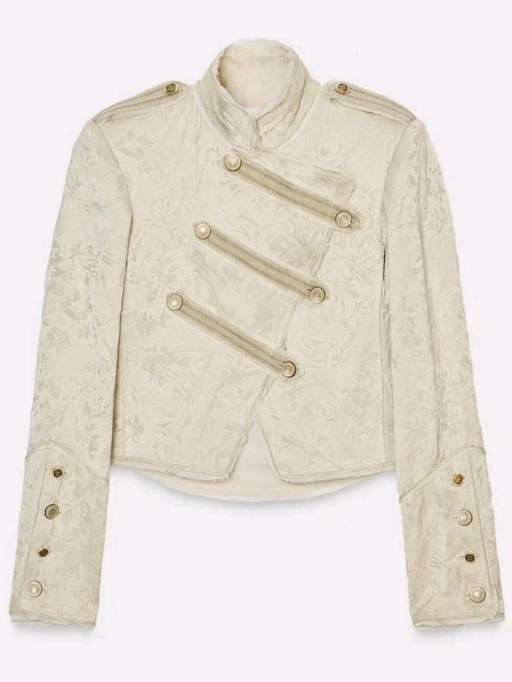 ZARA ZW COLLECTION LIMITED EDITION JACQUARD CROPPED JACKET